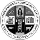 COUNTY OF LOS ANGELES REGISTRAR-RECORDER/COUNTY CLERK 12400 IMPERIAL HWY. P.O. BOX 1024, NORWALK, CALIFORNIA 90651-1024/(562) 466-1310 CONNY B.