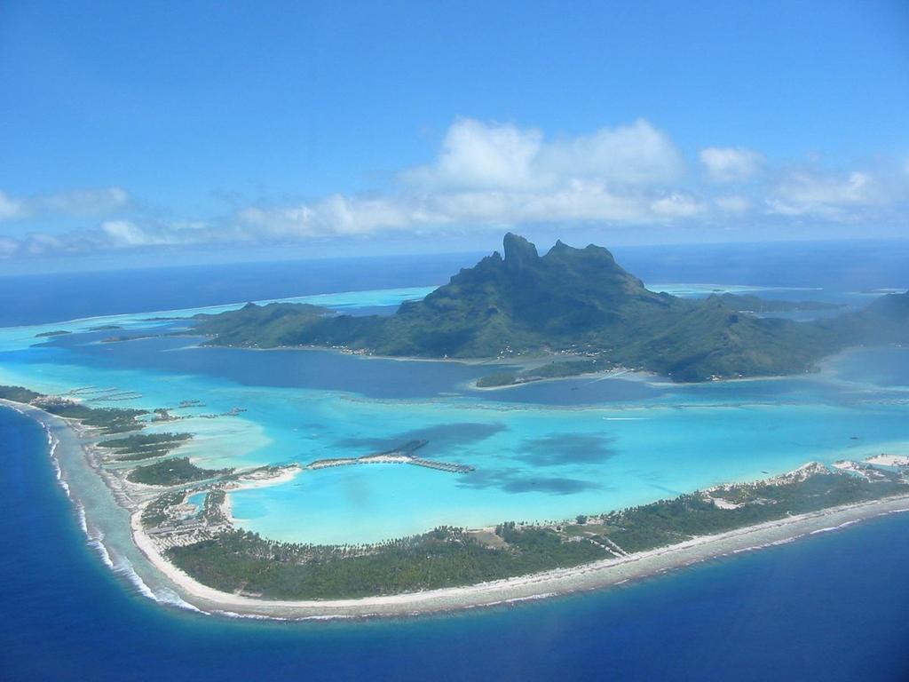 The island of Bora Bora is typical