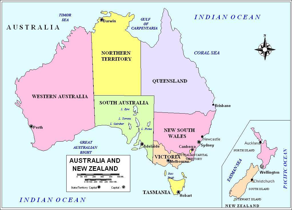 Just like Washington, D.C., Canberra, Australia s capital, is not located in any state.