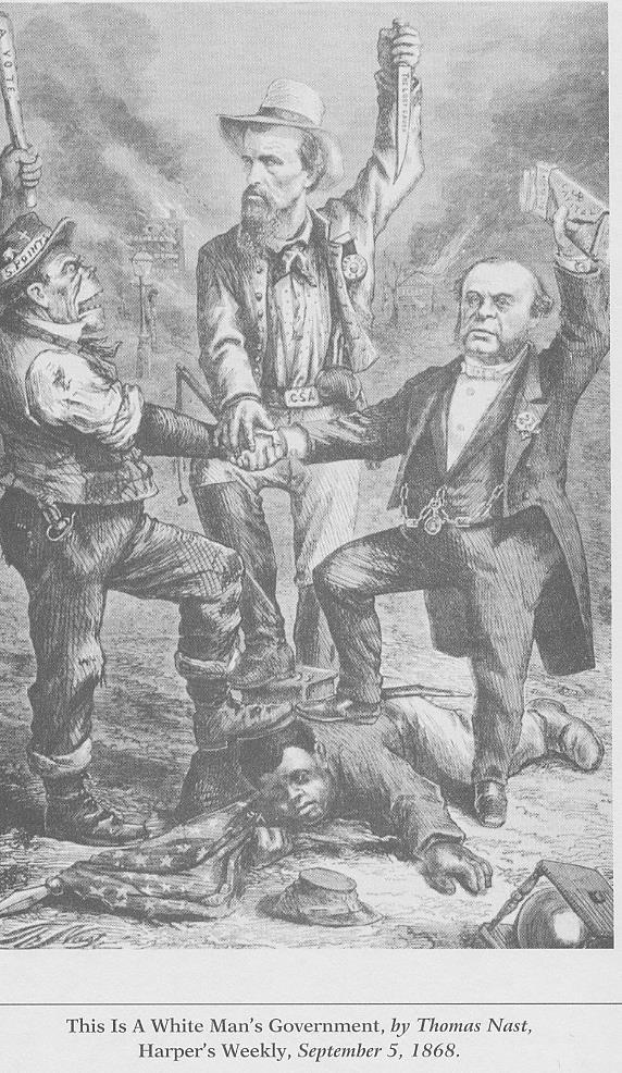 End of Reconstruction Intimidation of Republican voters and African-Americans Amnesty Act (1872)