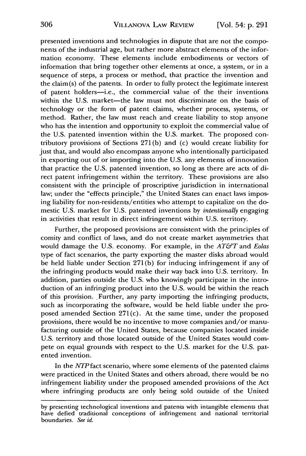 Villanova Law Review, Vol. 54, Iss. 2 [2009], Art. 3 VILLANOVA LAW REVIEW [Vol. 54: p.