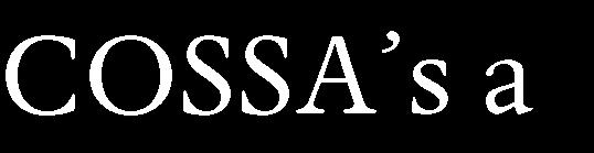 COSSA is a nonprofit advocacy organization working to promote sustainable federal funding for and widespread use of social and behavioral science research and federal