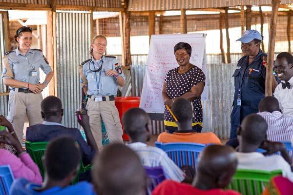 OHCHR IN THE FIELD: AFRICA Training on sexual and gender-based violence in Juba conducted by UNPOL and the Human Rights Division of the United Nations Mission in South Sudan.