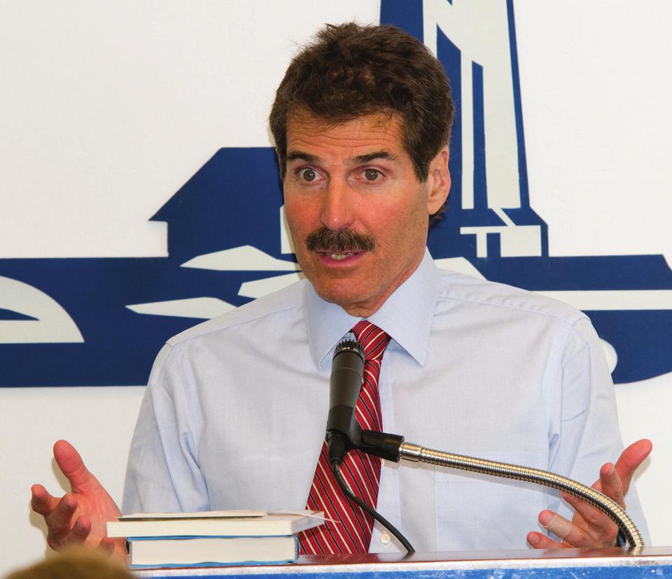 6 The INDEPENDENT Speaker Forums John Stossel appeared at an Independent Institute Policy Forum, visited with guests, and signed copies of his new book, No They Can t.