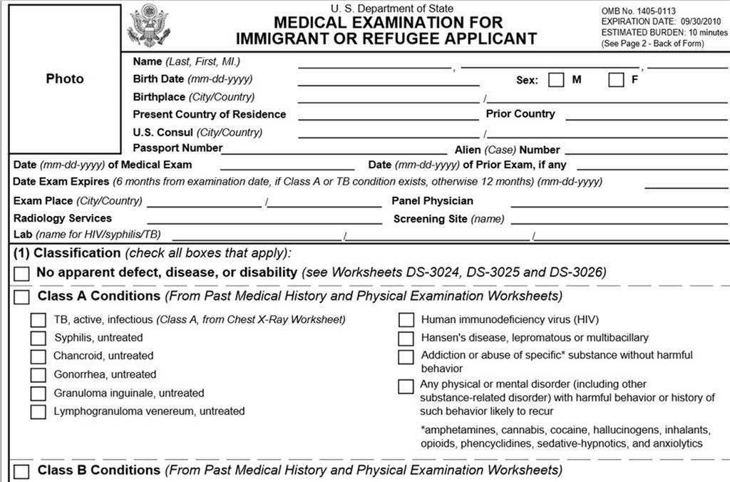 Immigration process Step 1: Apply for an immigrant visa Panel Physician Exam US designated, qualified physician outside US 2 Panel Physicians in Senegal, 2-6