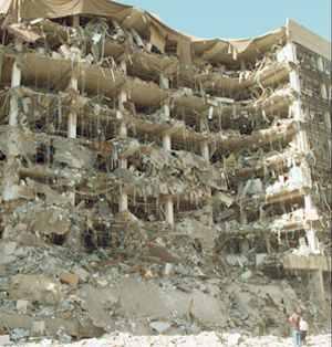 group Oklahoma City Bombing Alfred Murrah building bombed Timothy McVeigh and Terry Nichols