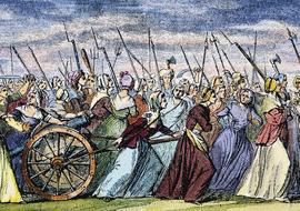 The Cataclysm of Revolution 191789 1799 On October 5, 1789, a crowd of several thousand women marched in a drenching rain twelve miles from the center of Paris to Versailles.