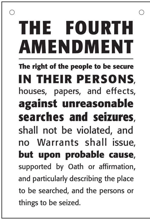 The Bill of Rights 4th Amendment The 4 th, 5 th, 6 th and 8 th Amendments prohibits government officials from taking away a