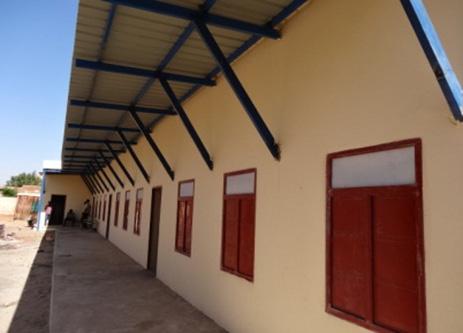 Newly constructed classrooms in