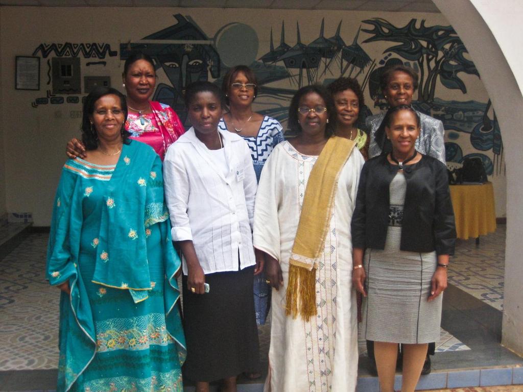FAS Board Members in Kampala, Uganda, July 2010 BOARD MEMBERS FAS is composed of eight Executive Board members Baricako Marie-Louise, Chair of the Executive Board of Femmes Africa Solidarité Burundi