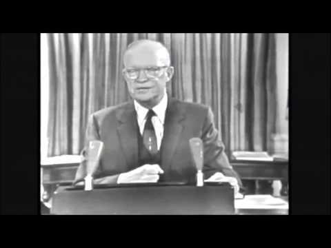 6:40 to 9:25 D. Eisenhower s Farewell Address, 1961 a. First televised farewell address b.