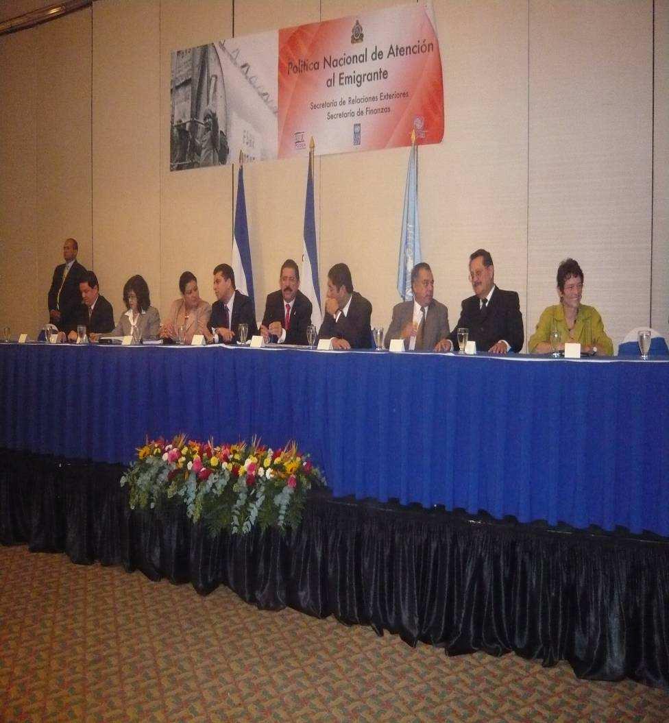 8. Honduras Elaborates a Policy of Attention to the Immigrant On August 16th the