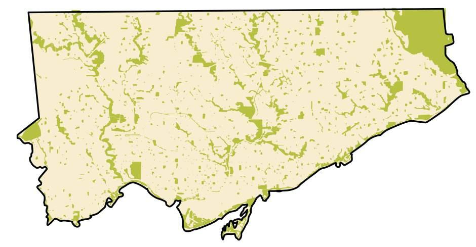 City Within a Park: Toronto s Green Space: 613 Toronto s publicly accessible green area per 100,000 population, however, is not as impressive compared to some of its European counterparts: As