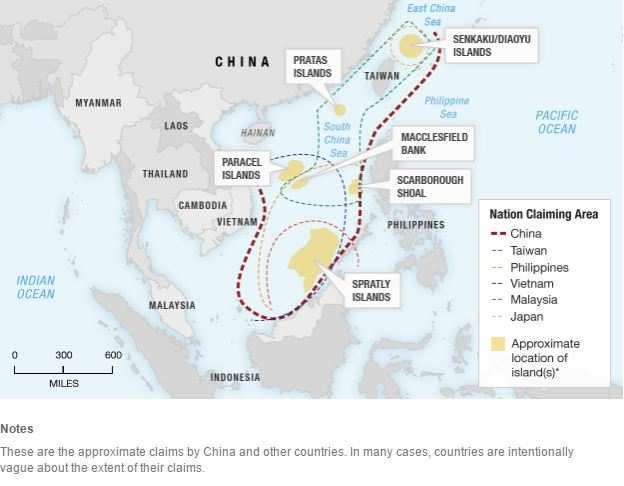 Figure 2 Disputed Islands in the South and East China Sea 20 Whether these claims are legitimate depends on how one defines legitimate.