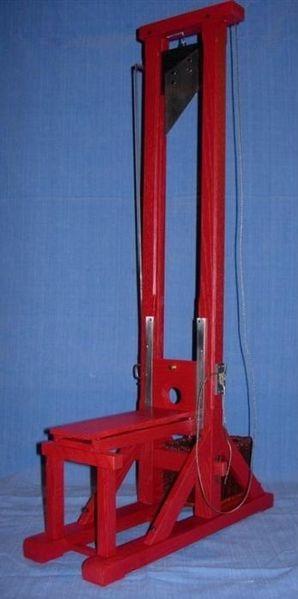 c. Use of Guillotine = the French Razor between 18,000 and 40,000