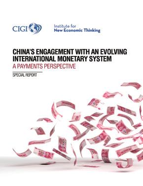 is better able to withstand shocks than it was in 2007-2008. China s Engagement with an Evolving International Monetary System: A Payments Perspective CIGI Special Report Paul Jenkins, Thomas A.
