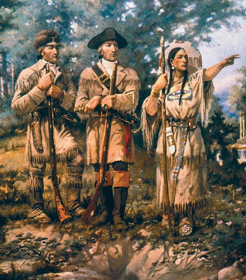 Sacagawea Shoshone Indian woman who accompanied the Lewis and Clark expedition as an interpreter and as a guide.