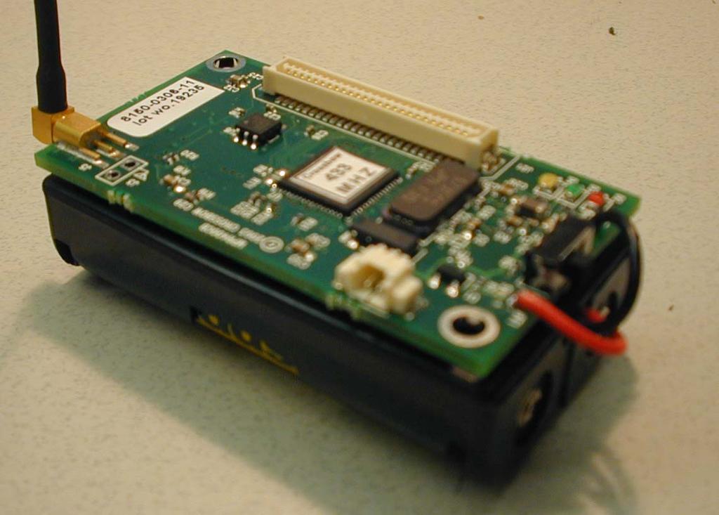 Mica2 Mote Ø Microcontroller: 7.4 MHz, 8 bit Ø Memory: 4KB data, 128 KB program Ø Radio: max 38.