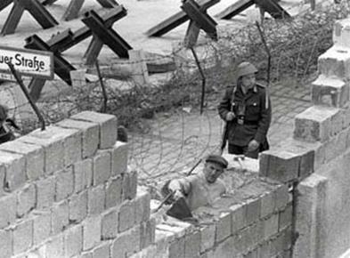 Khruschev built wall in East Germany to stop