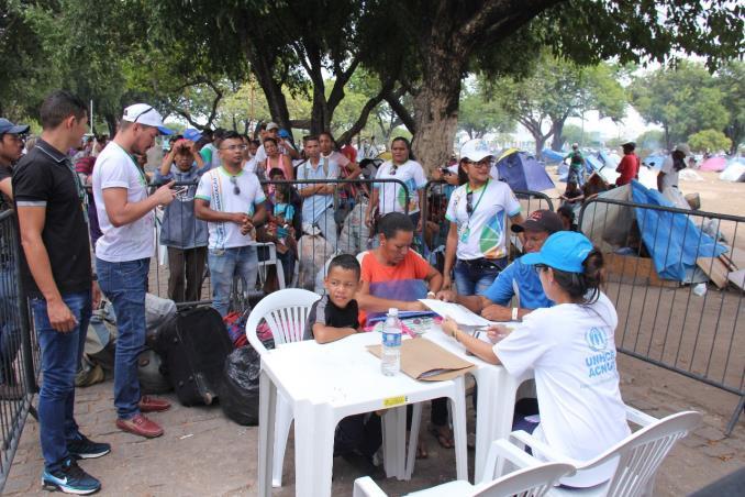Federal Police in Boa Vista decentralized pre-registration activities, increasing registration capacity and with the goal to issue asylum-seeker identification documents the same day that the