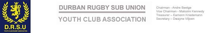 CONSTITUTION OF THE DURBAN RUGBY SUB UNION YOUTH CLUB ASSOCIATION 1.