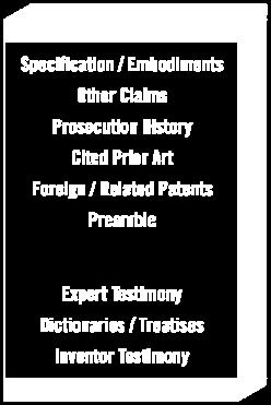 Intrinsic/Extrinsic Evidence In some cases, however, the district court will need to look beyond the patent s intrinsic evidence and to