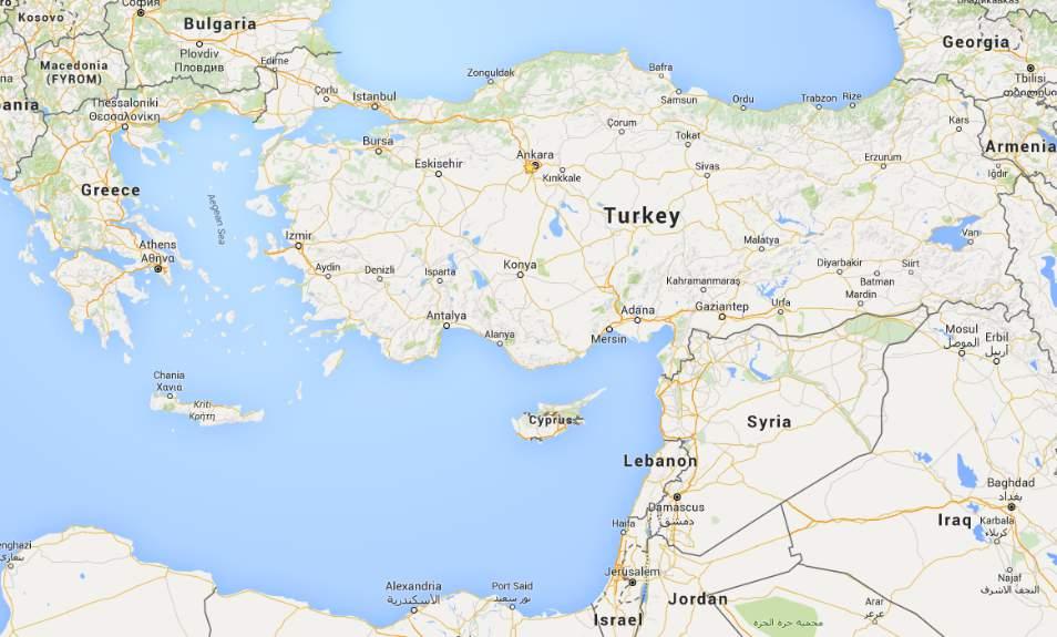 Turkey 2m Lebanon 1m Jordan 630k Iraq 245k Egypt 128k