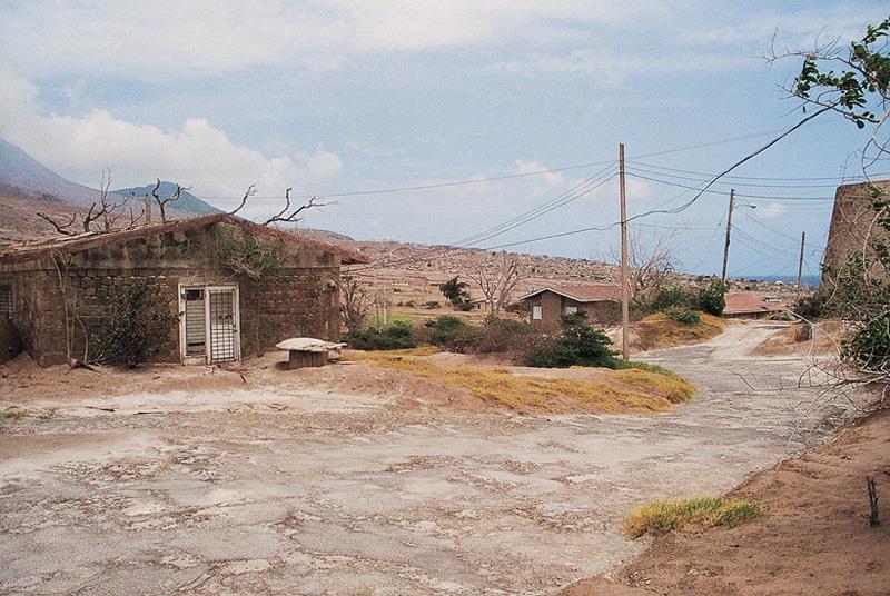 Environmental Conditions In Montserrat, a 1995 volcano made the southern half of the island,