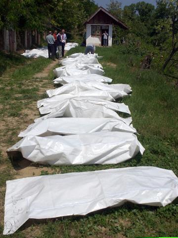 Body Bags with Remains of Kosovo