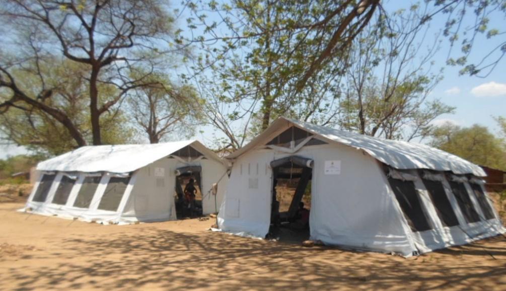 Establishment of CMAM and IYCF facilities in the camps for provision of IYCF counselling services and support Two big tents were erected in the camp with space big enough for caregivers to relax and