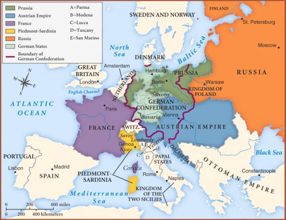 Europe in the 19th Century Seite 3 von 7 STUDY PART FACTUAL KNOWLEDGE YOU KNOW THE PRINCIPLES OF THE CONGRESS OF VIENNA The Congress of Vienna took as its names suggests place in Vienna, and was lead