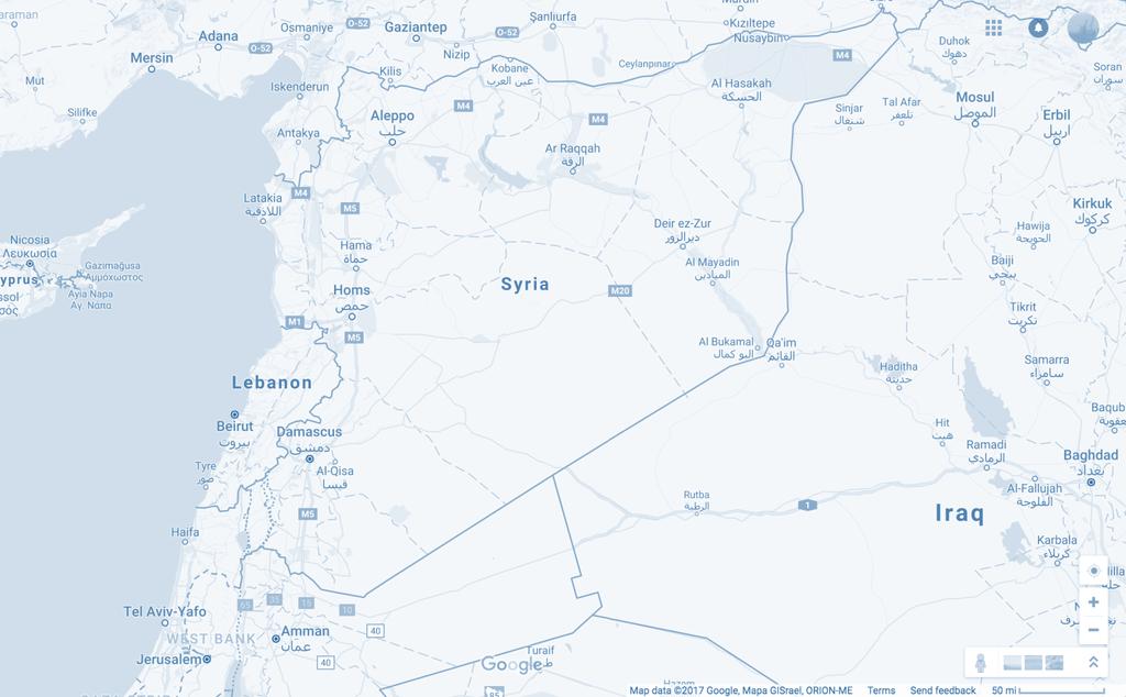 Map: Syria Source: