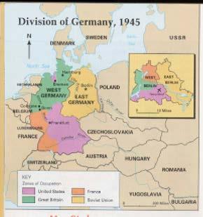 AFTERMATH OF WWII Dealing With Defeated Axis Powers Rebuilding Germany Divide Germany into 4 military occupation