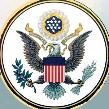The Great Seal of the United States was created between 1776 and 1782 as a graphic symbol of the nation.