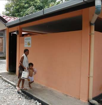 Infrastructure Using a new bath house in Aceh, Indonesia Small-scale infrastructure