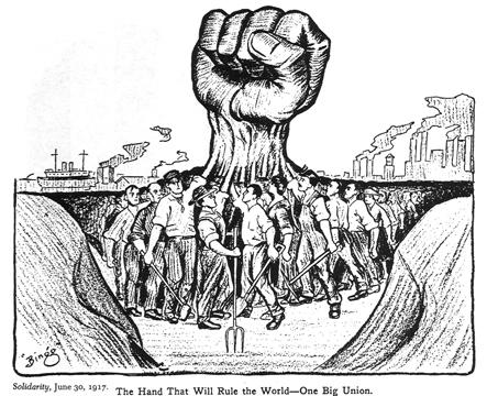 Labor Union à group of workers who unite to improve their wages, working conditions and