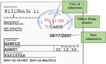Eligible noncitizens & documentation Eligible status usually present on their I-94 for those not permanent residents. Other documentation may be acceptable.