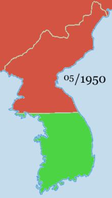 The Korean War June 1950 July 1953 After WWII, Korea had been divided much as Germany had into a Communist-held north and a US-backed south North Korea, backed by China & the Soviets