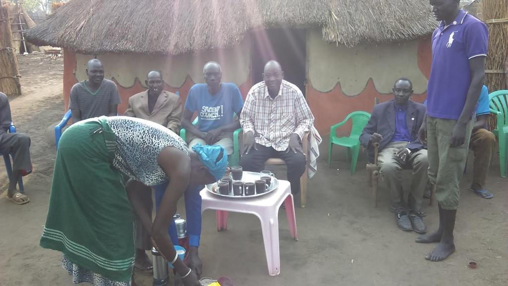 Elijah& Elders shared the cups of tea in Nyumazi