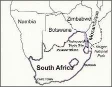 within South Africa 44 2 Location of