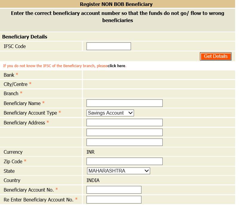 The tracker ID has to be used to confirm Beneficiary registration by clicking on Confirm Beneficiary