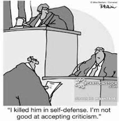 D. DO YOU HAVE ANYTHING TO SAY IN RESPONSE TO YOUR CLIENT S STATEMENTS? WHAT ABOUT THE SELF- DEFENSE EXCEPTION? Relevant Rules: R. 1.