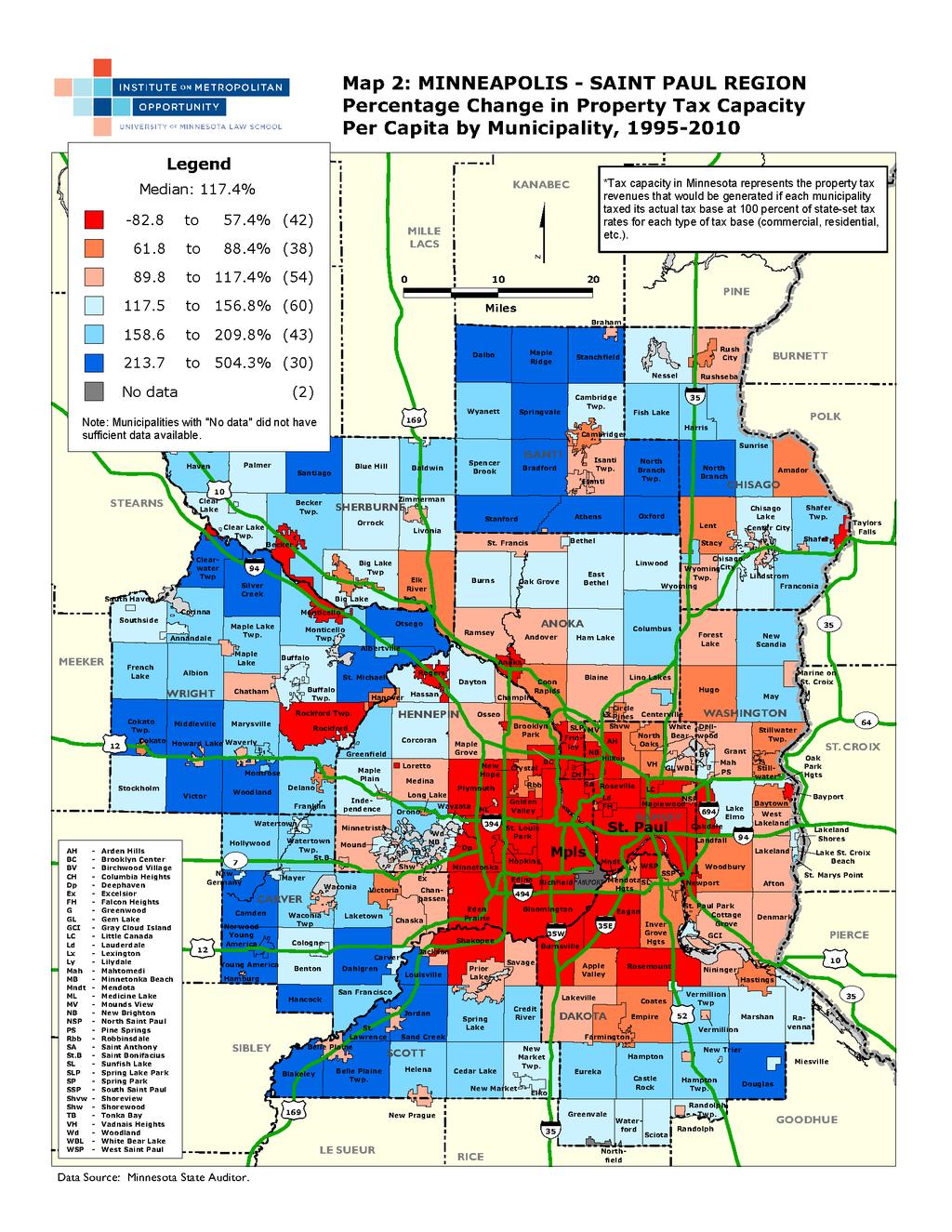Housing Policy Report of the Twin Cities