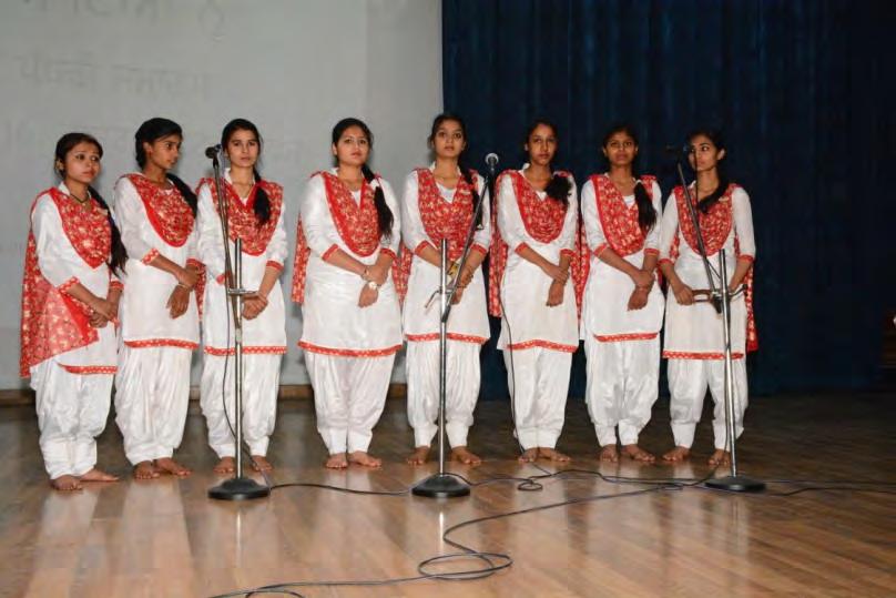 Welcome song by the students (Girls) of Government Senior Secondary