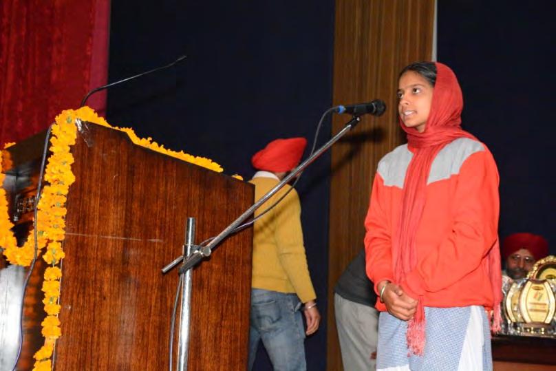 Speeches by students for voter awareness Students from different educational institutions of Fatehgarh Sahib