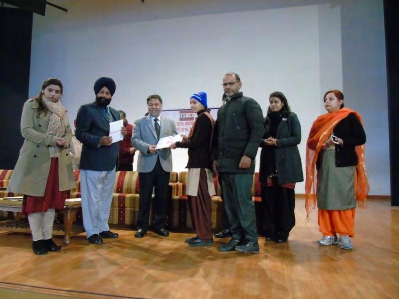 Deputy Commissioner-cum-District Election Officer, SBS Nagar is awarding