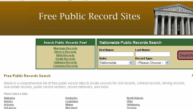 BRB - http://www.publicrecordsources.com/ Searching is free.