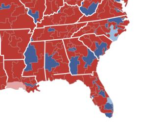 US House of Representatives Republicans o 233 seats o SE pick-ups: 1 in FL, 1in GA, 1 KY, 3 in NC, 1 in SC Democrats o 193 seats o
