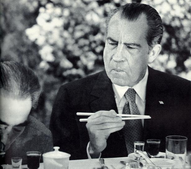 4/29/13 NIXON GOES TO CHINA Goals: Heal Cold War tensions with China Also want to impress the Chinese and make them a potential trade partner Form an alliance with them against USSR Help end Vietnam
