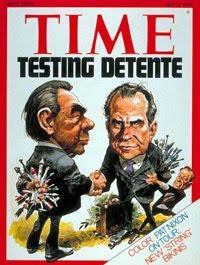 Nixon & the Cold War DÉTENTE: relax/ease talks/negotiations - become more friendly and peacefully disarm -Nixon wanted to end Vietnam and play the Soviets and Chinese off each other - Ping Pong